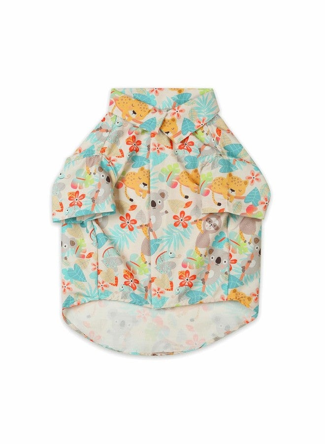 15 BUTTONS Tropical Koala Summer Dog Shirt | Super Soft Comfortable Pet Clothes, Dog Tshirts, Dog Fashion (Recommended Breed - Shih Tzu, Poodle, Pug)(S) - Image 5